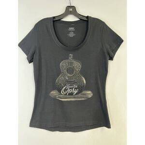 Vintage Grand Ole Opry women's graphic tee red bejeweled lettering size M